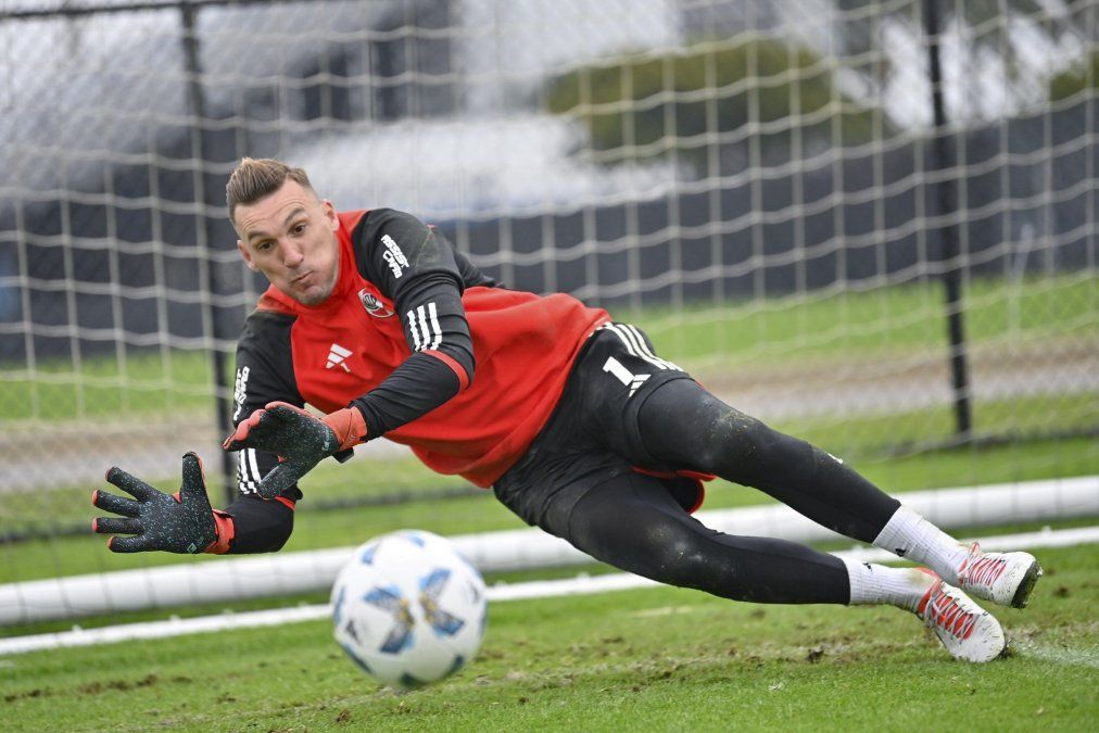 Franco Armani y River&nbsp;FOTO: (PRENSA RIVER)/ NA.