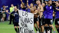 La Selección Argentina festejó tras la épica victoria