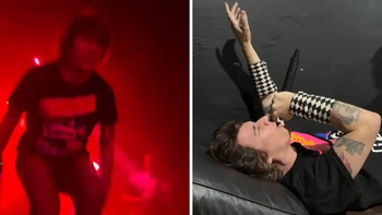 Maxi Trusso se tiró al público en Niceto, nadie lo agarró y cayó al piso. Siguió cantando desde una camilla y las redes estallaron con el accidente. Maxi Trusso se tiró al público en Niceto, nadie lo agarró y cayó al piso. Siguió cantando desde una camilla y las redes estallaron con el accidente.