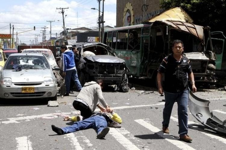 Atentado en Bogotá (15/05/2012).