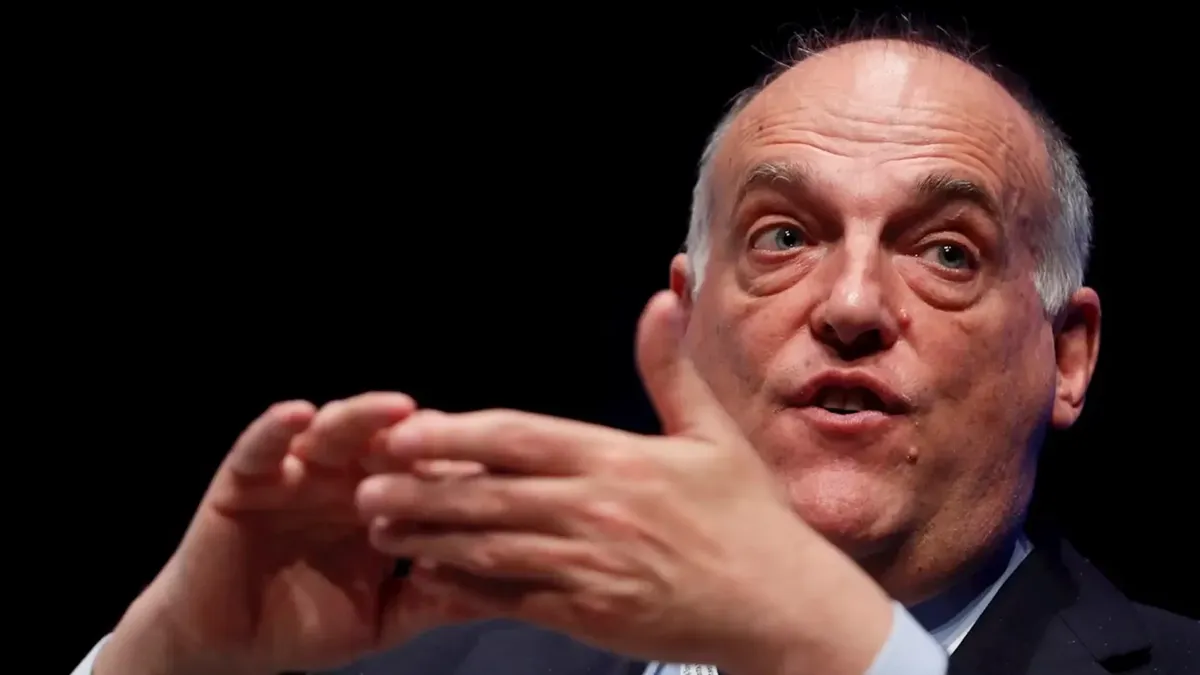 Otro choque más entre Javier Tebas y el FC Barcelona. Otro choque más entre Javier Tebas y el FC Barcelona.