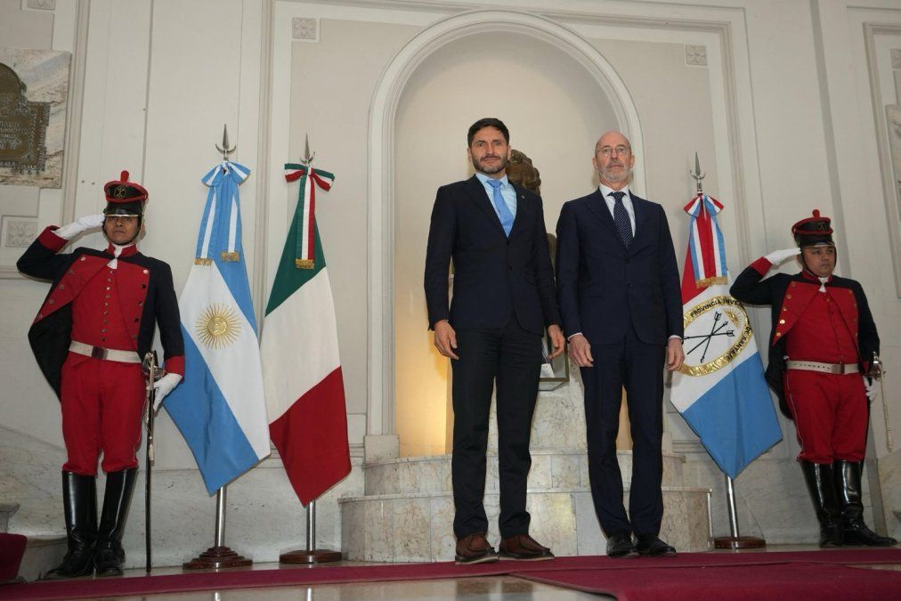 Maximiliano Pullaro junto a Fabrizio Nicoletti.&nbsp;