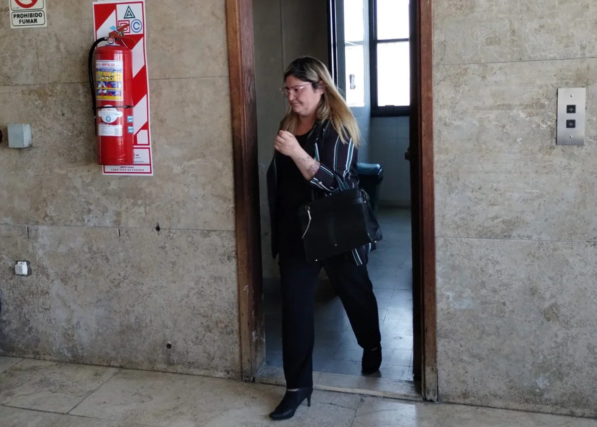 Tamara Yañez en Comodoro Py (Foto: NA). Tamara Yañez en Comodoro Py (Foto: NA).