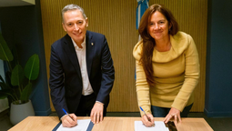Fernando Gray y María Guazzaroni