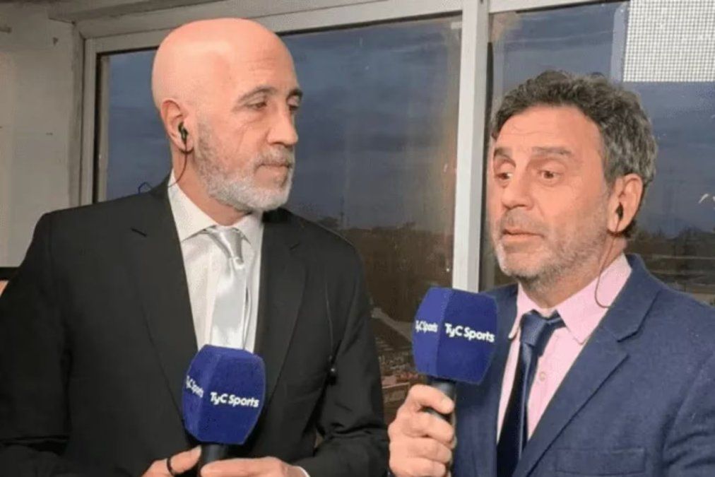 Julián Bricco y Fernando Lavecchia de TyC Sports