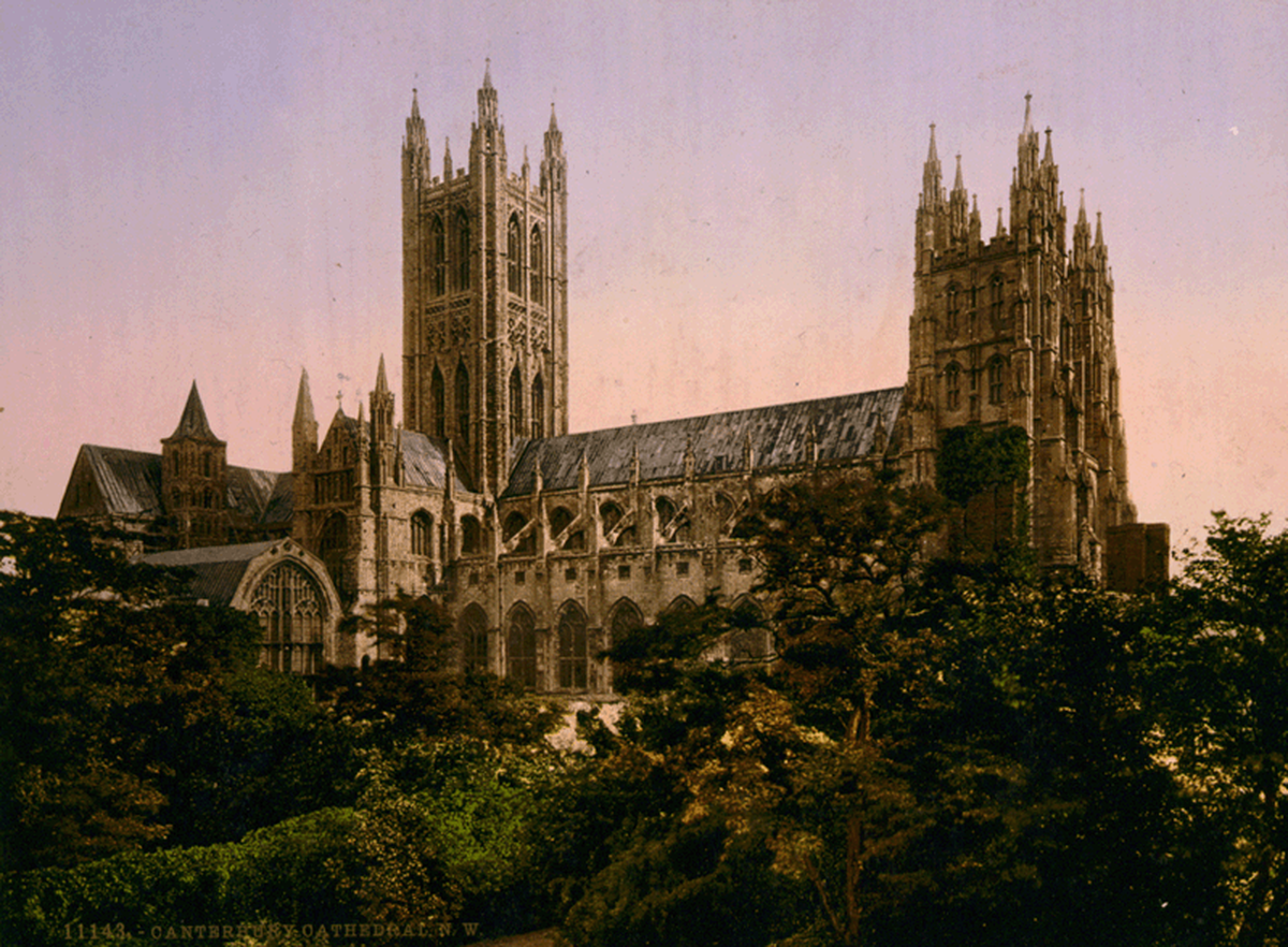La Catedral de Canterbury | IMAGEN A FINALES DEL SIGLO XIX La Catedral de Canterbury | IMAGEN A FINALES DEL SIGLO XIX