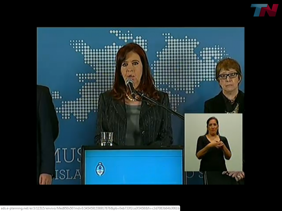 Cristina Fernández habló en cadena nacional este martes 10/06