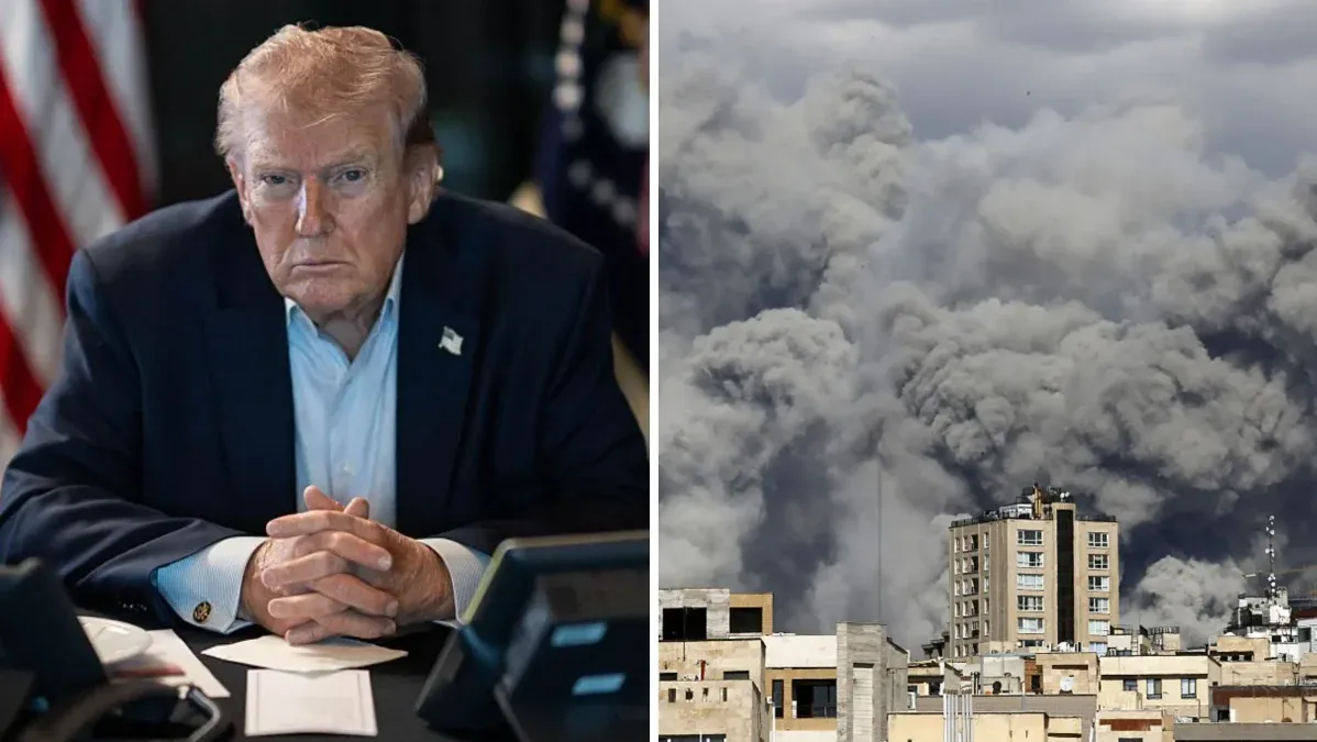 Trump en guerra con Irán (FOTOMONTAJE: TM)