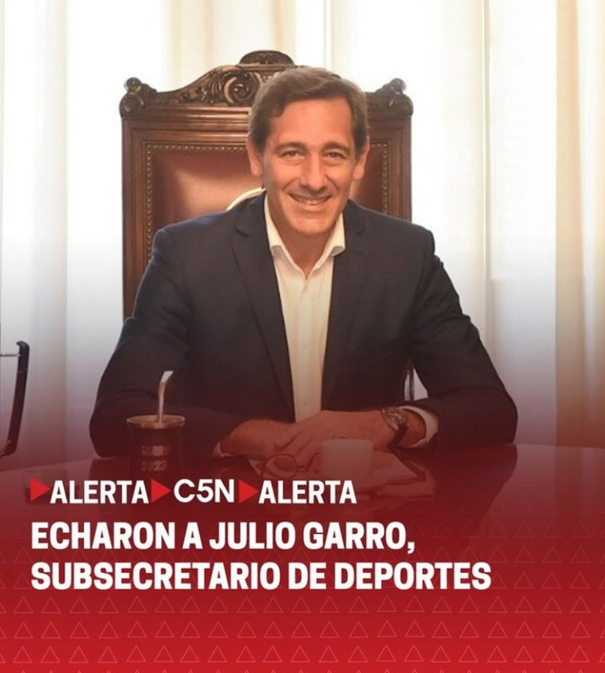Julio Garro en problemas y.. afuera!!! Julio Garro en problemas y.. afuera!!!