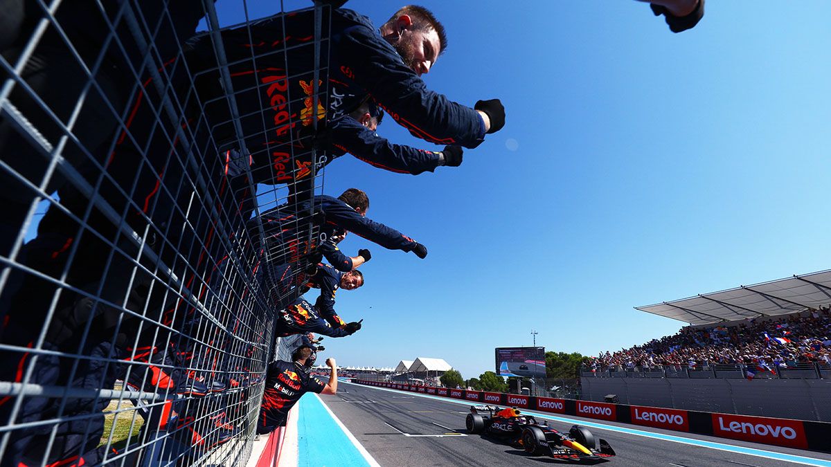 Max Verstappen se quedó, sin complicaciones, con el Gran Premio de Francia de la Fórmula 1 Internacional gracias a un error de Charles Leclerc. (Foto: Noticias Argentinas/RED BULL RACING)