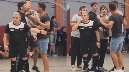 Escándalo con ex Boca tras agredir a un árbitro en un partido de niños