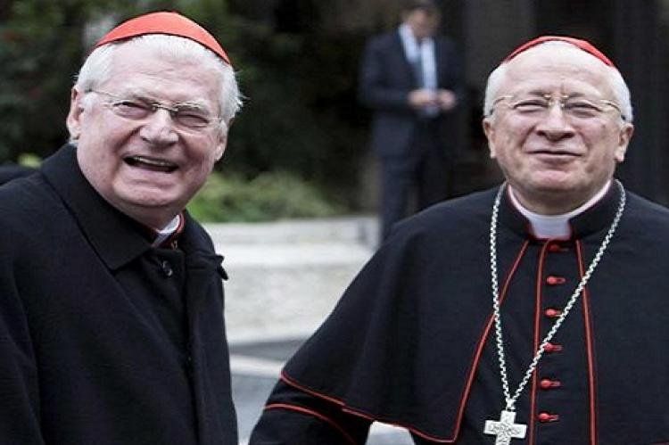 El italiano Scola y el brasilero Scherer, los 2 papables para comenzar el cónclave.