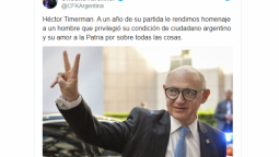 altText(A un año de su muerte, CFK & cía homenajearon a Timerman)}