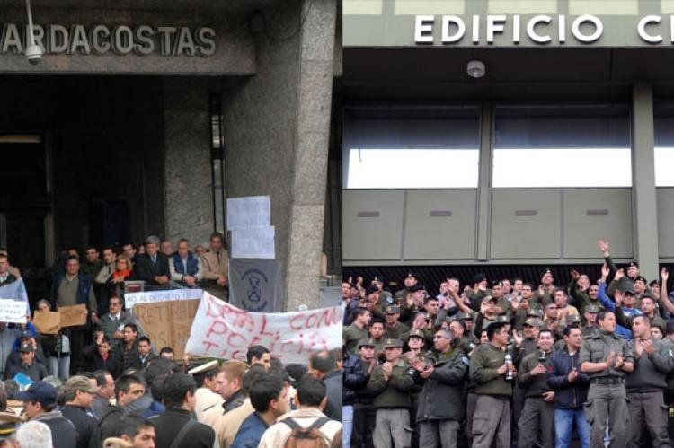 Prefectura y Gendarmería esperan la respuesta oficial.