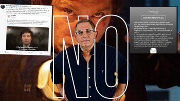 Javier Milei y Carlos Maslatón: un triste final. Javier Milei y Carlos Maslatón: un triste final.