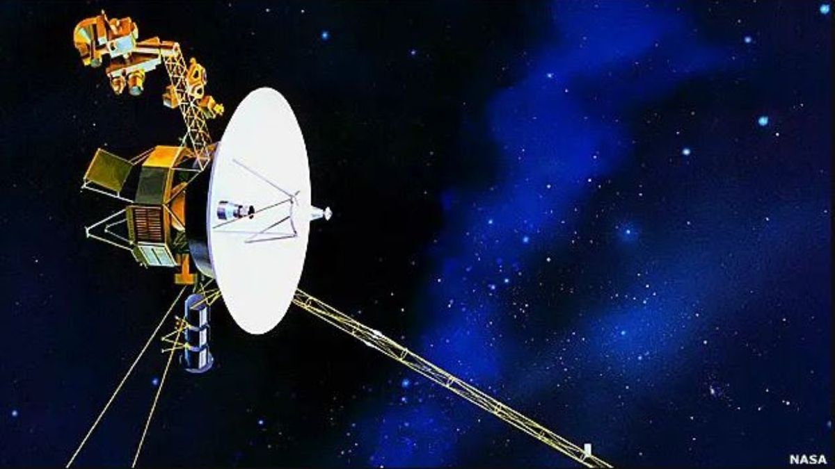 La Voyager 1 fue lanzada en 1977. La Voyager 1 fue lanzada en 1977.
