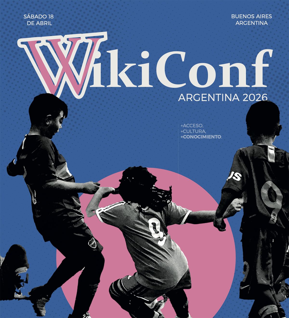 WikiConf Argentina 2026, organizada por Wikimedia y Wikimedistas de la Universidad de La Plata, se desarrollará el sábado (18/04) en la Ciudad de Buenos Aires. WikiConf Argentina 2026, organizada por Wikimedia y Wikimedistas de la Universidad de La Plata, se desarrollará el sábado (18/04) en la Ciudad de Buenos Aires.