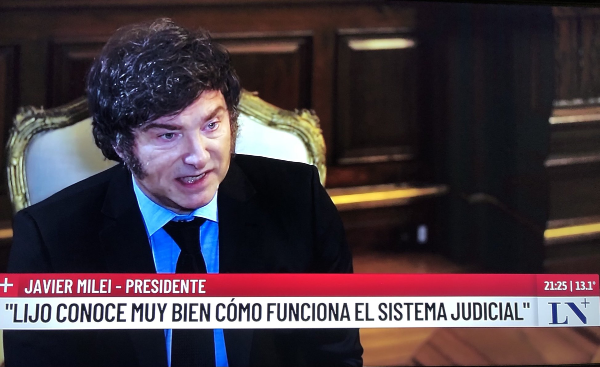 Javier Milei elogió al juez Ariel Lijo pero duda por la cuestión de género en la Corte Suprema Javier Milei elogió al juez Ariel Lijo pero duda por la cuestión de género en la Corte Suprema