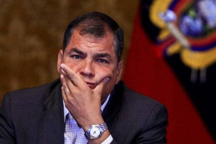 Rafael Correa, el ex presidente de Ecuador.