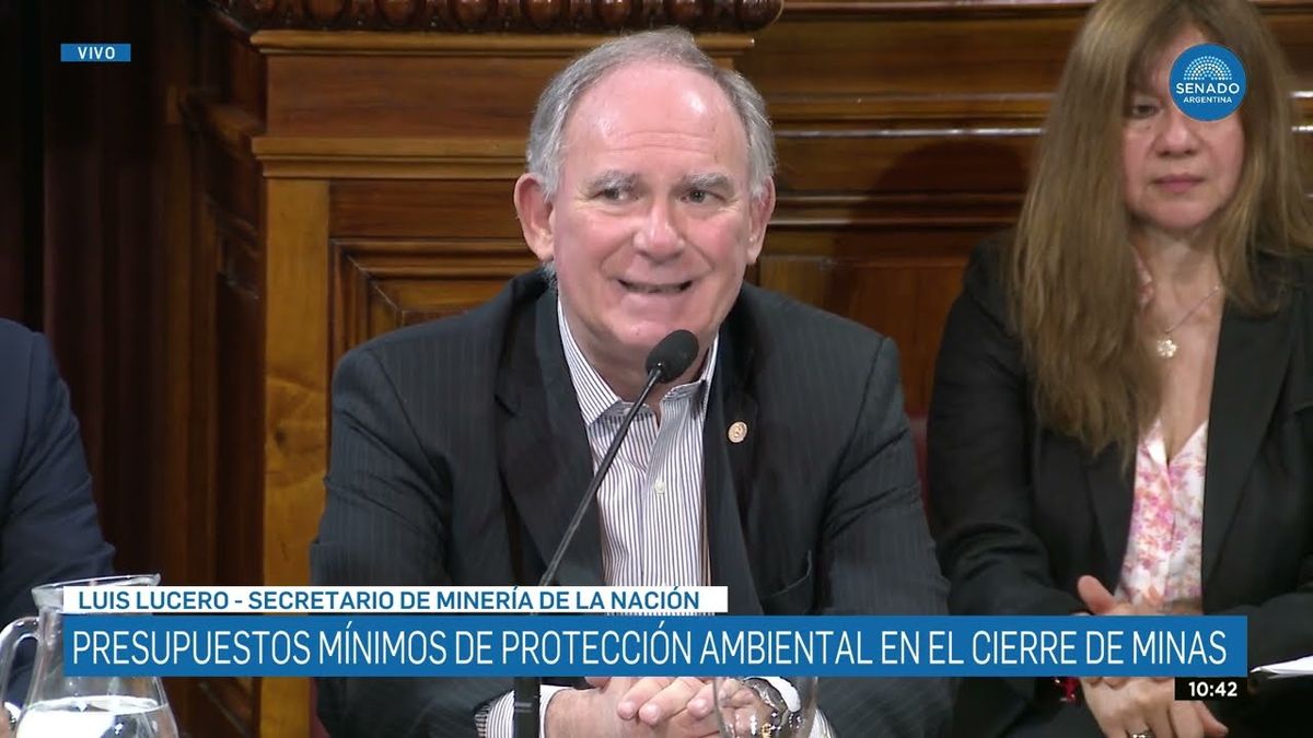 Luis Lucero, secretario de Minería de la Nación. Luis Lucero, secretario de Minería de la Nación.