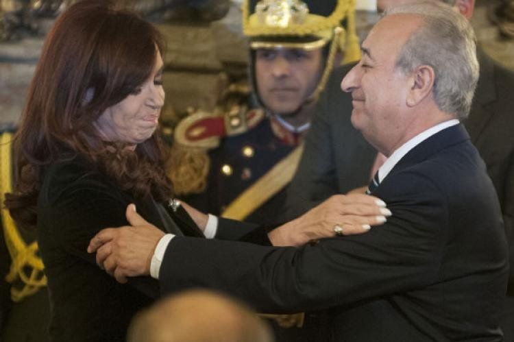 Cristina y Puricelli. (Foto NA)