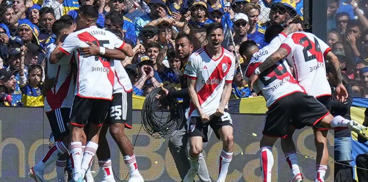 River Plate se quedó con el Superclásico tras ganarle 0-2 a Boca Juniors por la séptima fecha de la Copa de la Liga Profesional. (Foto: Noticias Argentinas)