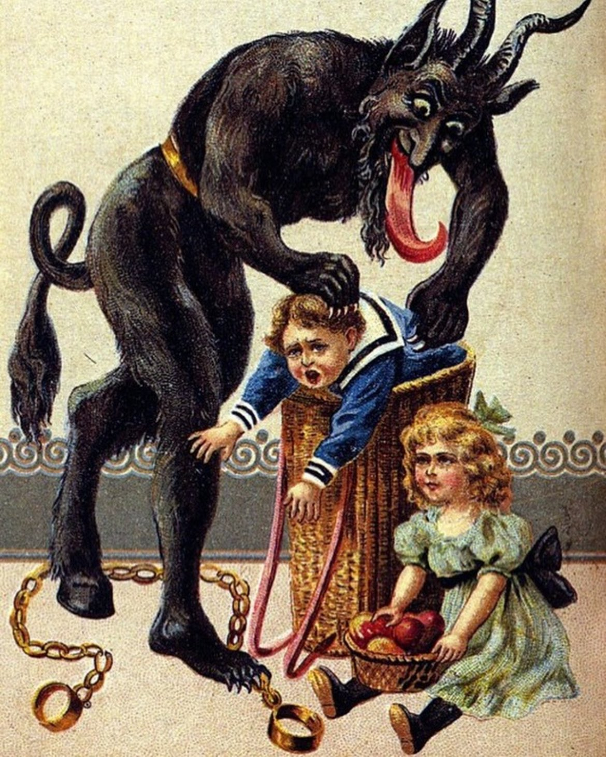 Krampus, el demonio de Nvaidad que castiga a los niños 'malos' Krampus, el demonio de Nvaidad que castiga a los niños 'malos'