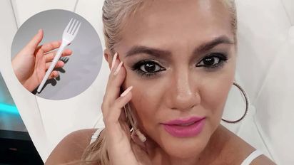 Gladys La Bomba Tucumana y su inesperada batalla con un tenedor: