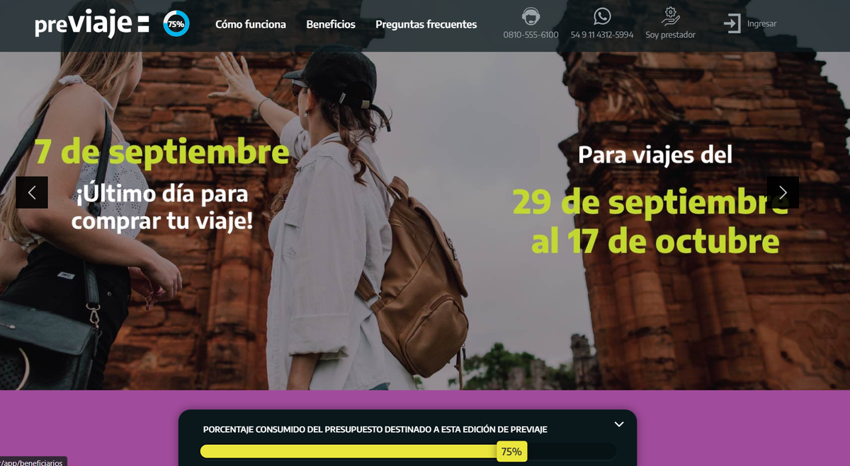 Etapa final del Previaje 5. Etapa final del Previaje 5.