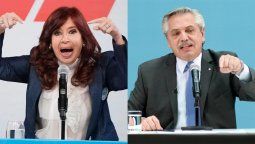 Cristina Kirchner y Alberto Fernández.