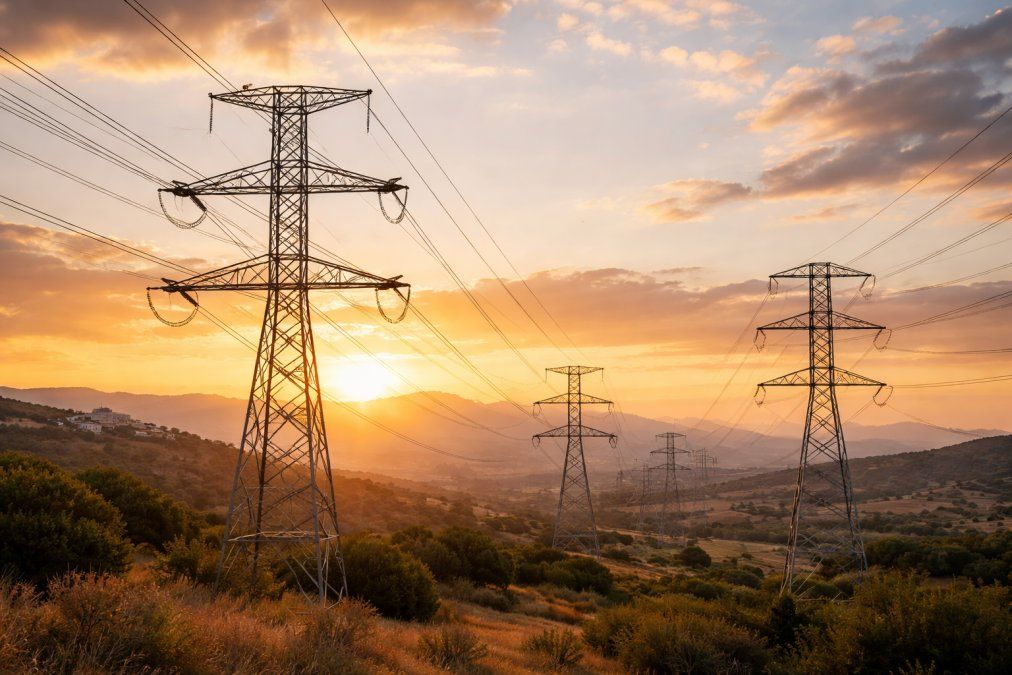 Torres de alta tensión de la red de transporte eléctrico en España, uno de los puntos críticos del sistema ante la falta de margen para nuevas conexiones.