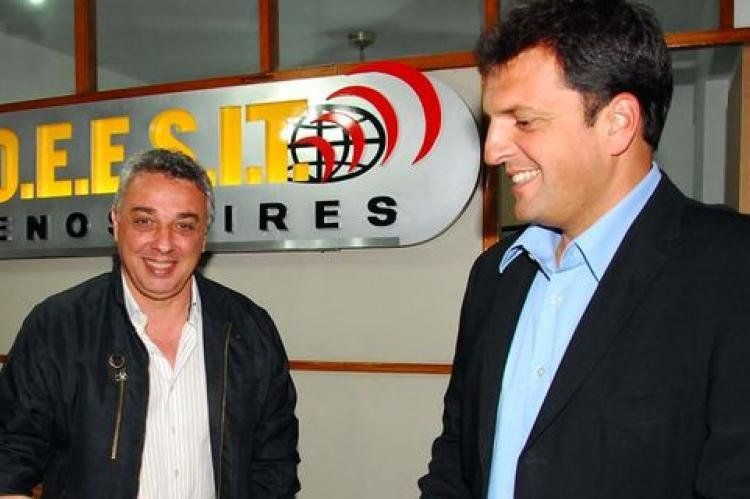 Julio Zamora junto a Sergio Massa: No somos un rejunte, advirtió sobre el Frente Renovador. Foto: lanoticiaweb.com.ar.