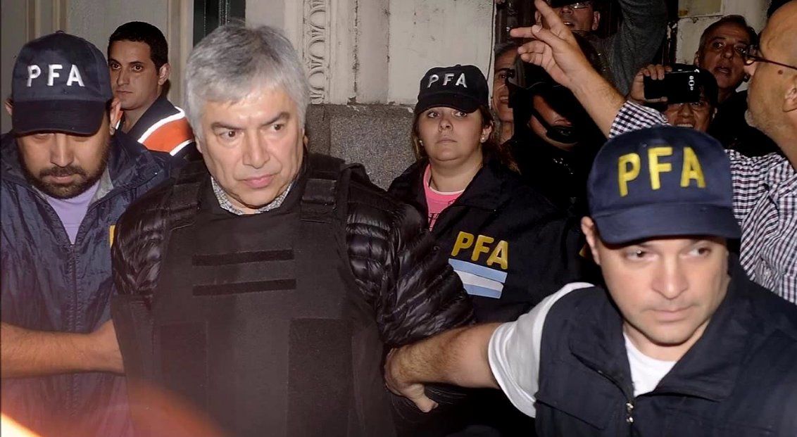 Lázaro Báez fue trasladado hoy al Cemic de Saavedra para realizarse una serie de estudios clínicos (Foto de archivo NA).