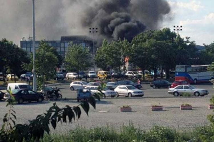 Imagen de la explosión.