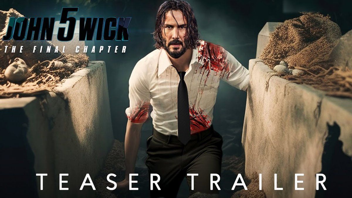 John Wick 5 confirmado, tendremos Keanu Reeves para rato, está por grabar  la 4 y la 5