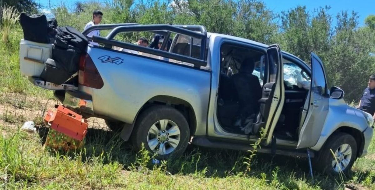 Así quedó la camioneta después de chocar&nbsp;
