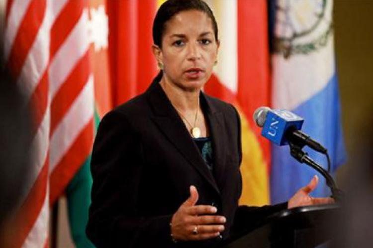 Susan Rice, embajadora de USA frente a la ONU