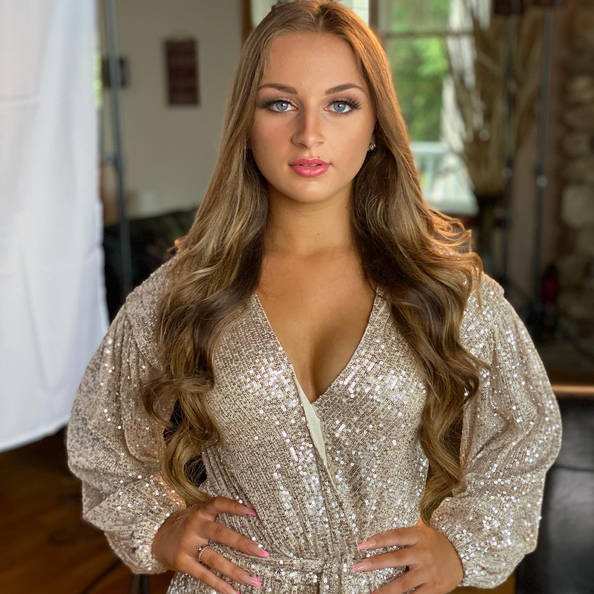 Isabella Baret, ex reina de belleza infantil.