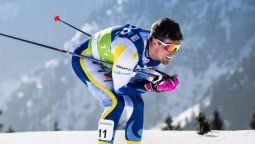 Un deportista de elite del esquí, con congelamiento de genitales