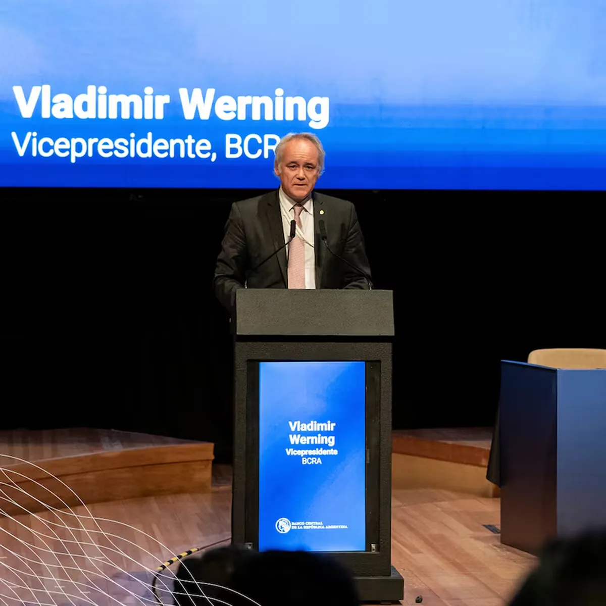 Vladimir Werning, vicepresidente del Banco Central. Vladimir Werning, vicepresidente del Banco Central. 