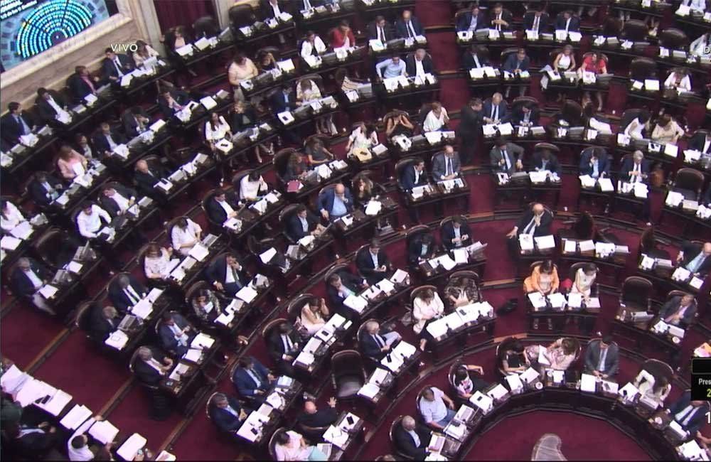 Sesiona la Cámara de Diputados para tratar la emergencia económica.