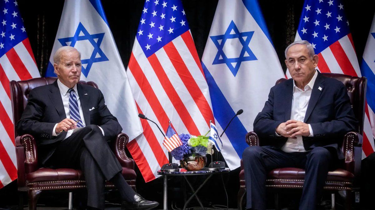Joe Biden y Netanyahu