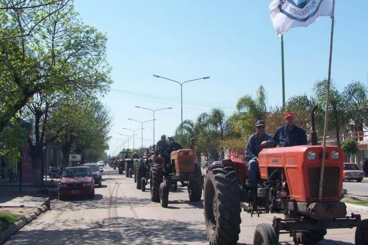 Tractorazo en rufino.-