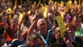 LGBTQ+, tema que no estaba en la agenda original de la Convención de Bautistas del Sur que inicia sesión. LGBTQ+, tema que no estaba en la agenda original de la Convención de Bautistas del Sur que inicia sesión.