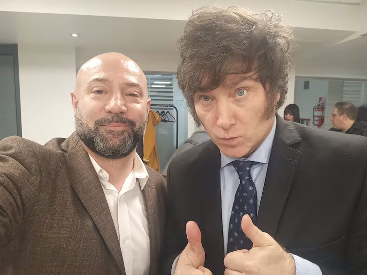Diego Spagnuolo y Javier Milei Diego Spagnuolo y Javier Milei