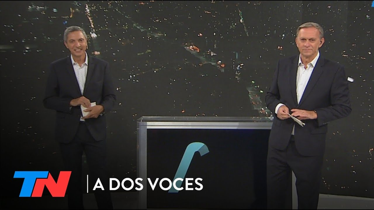 Edgardo Alfano y Marcelo Bonelli, conductores del ciclo de TN.
