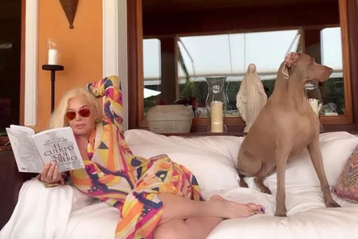 La vedette argentina goza de su estadía en el país uruguayo.