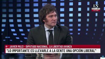Javier Milei, precandidato a presidente por La Libertad Avanza. Javier Milei, precandidato a presidente por La Libertad Avanza.