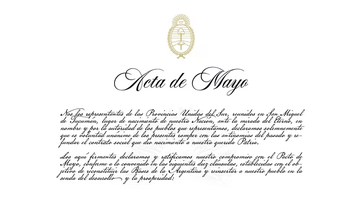 El Pacto pasó a ser Acta, pero sigue siendo de Mayo aunque se pasaría a otra nueva fecha de Julio. El Pacto pasó a ser Acta, pero sigue siendo de Mayo aunque se pasaría a otra nueva fecha de Julio.