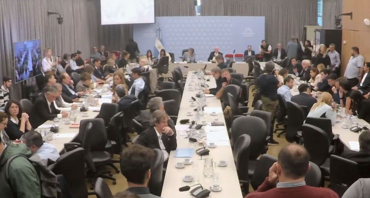 La Comisión de Presupuesto y Hacienda de Diputados sesionaba este martes.&nbsp; &nbsp;